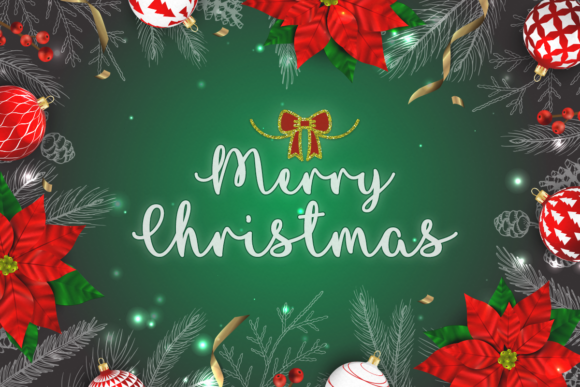 I Love Glittermas Font PNG with transparent background - Preview 1