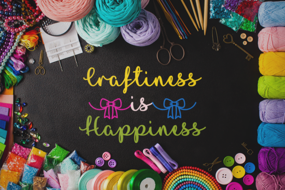 I Love Glittermas Font PNG with transparent background - Preview 6