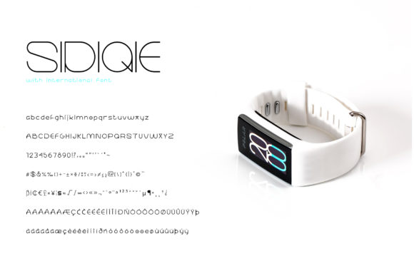 Sidiqie Family Font PNG with transparent background - Preview 2