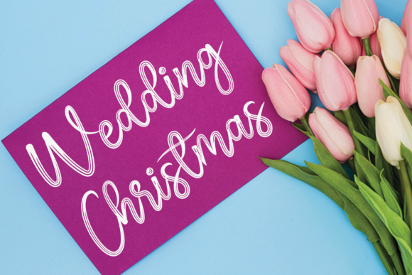 Christmas New Year Font PNG with transparent background - Preview 1