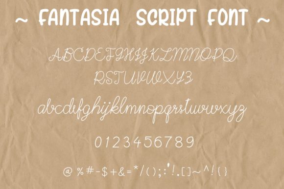 Fantasia Font - Preview 4