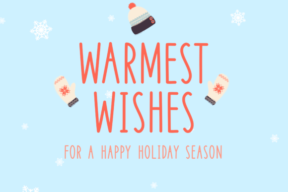 Happy Christmas Font - Preview 1
