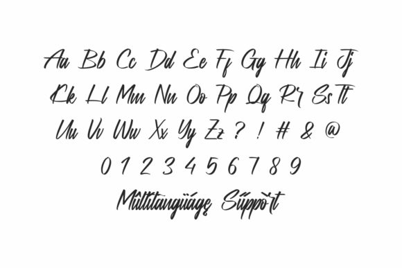 Kingwater Font PNG with transparent background - Preview 2
