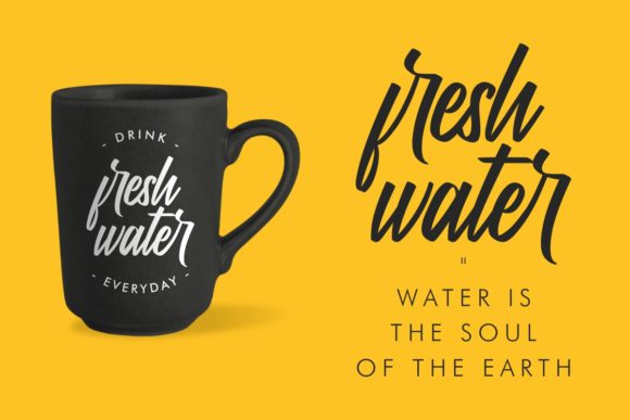 Kingwater Font PNG with transparent background - Preview 5