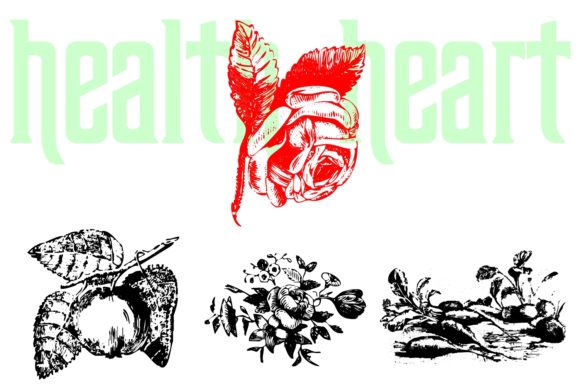 Nature Breathe Font PNG with transparent background - Preview 3