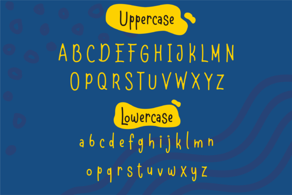 Shell & Fish Font PNG with transparent background - Preview 1
