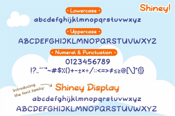 Shiney Font font preview - 2