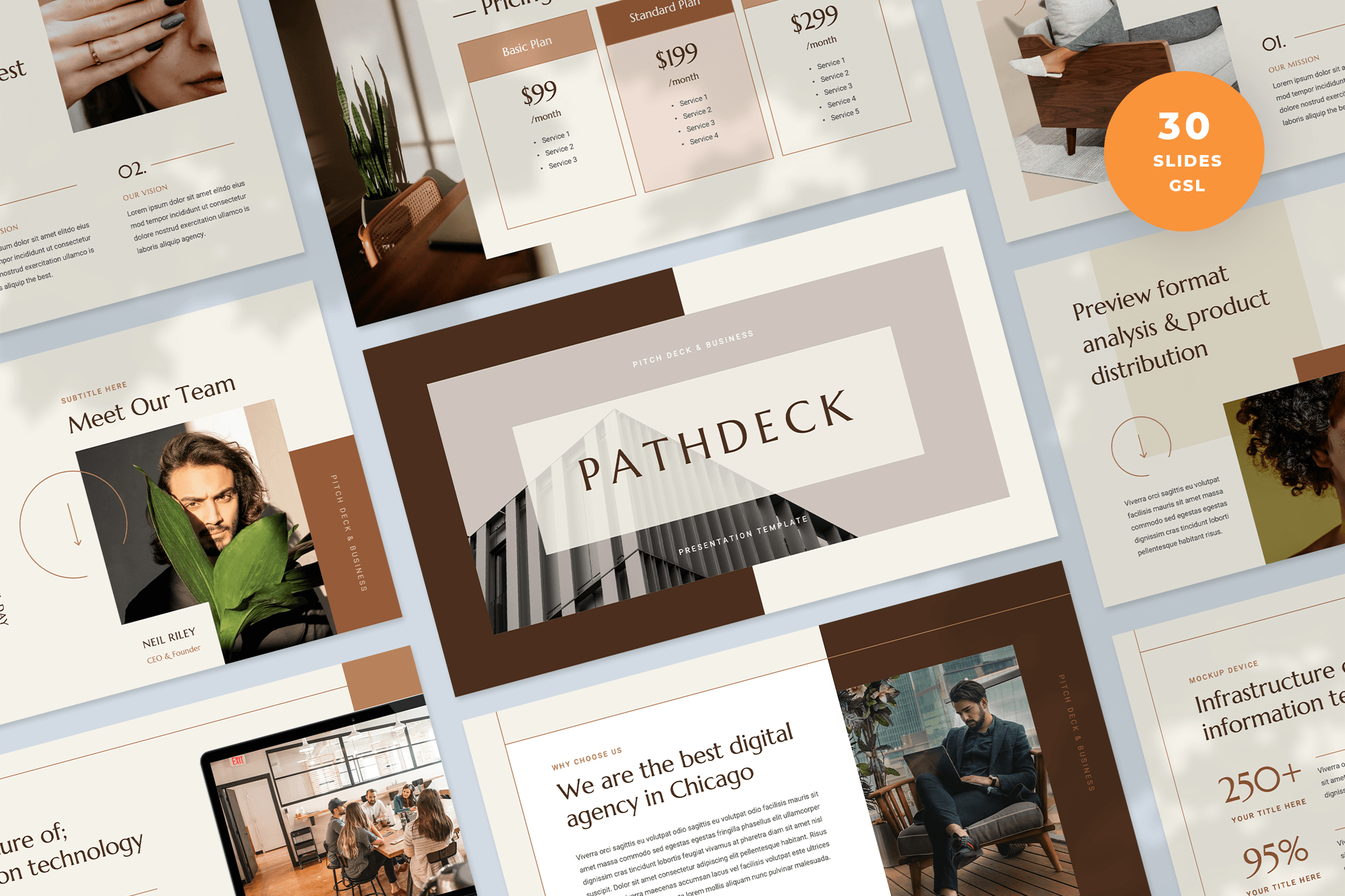 Plantilla de Google Slides para Pitch Deck