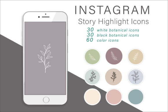 Botanical Instagram Story Highlight Icon