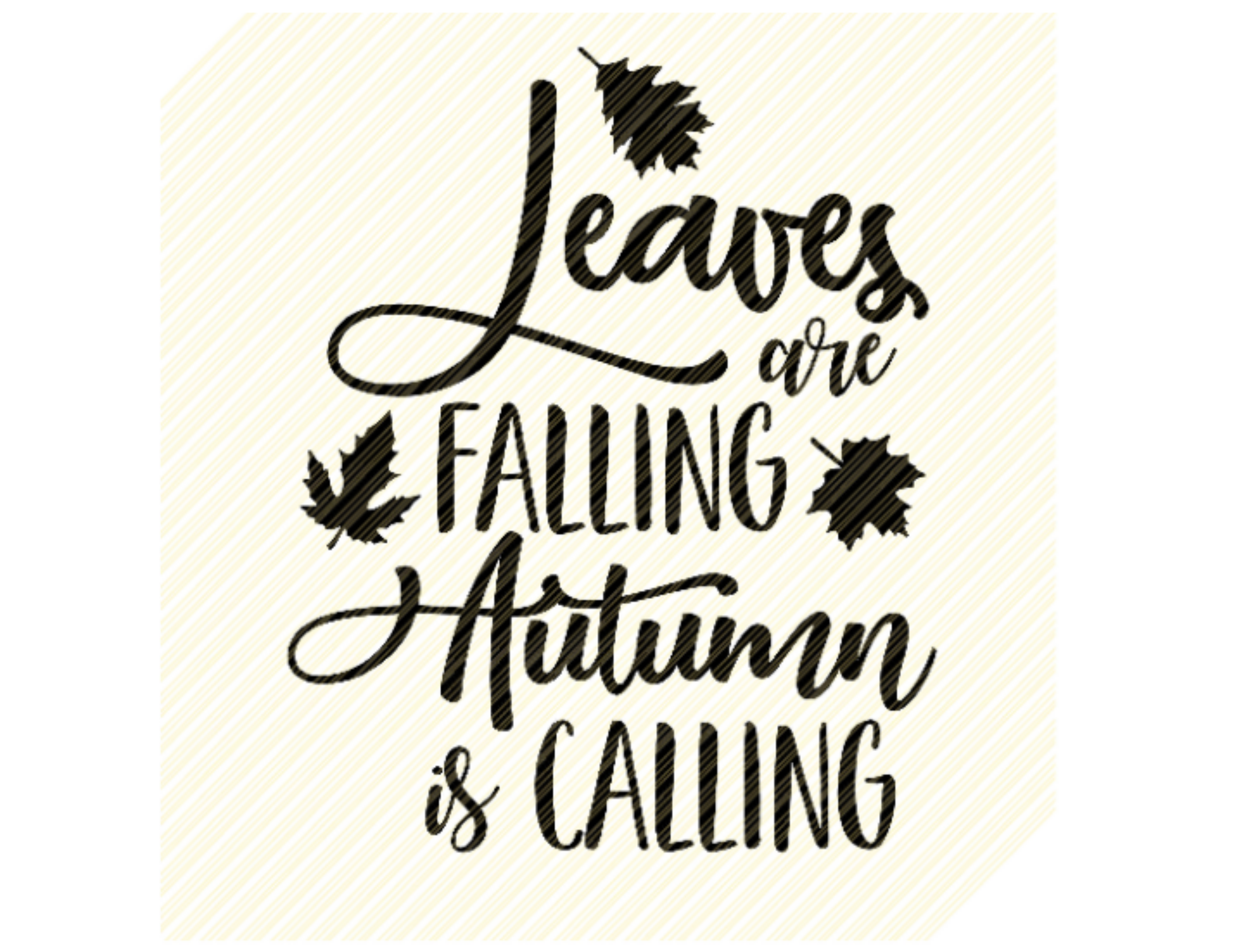 Leaves Are Falling Autumn Quote Graphic Graphic by SVGPlaceDesign ...