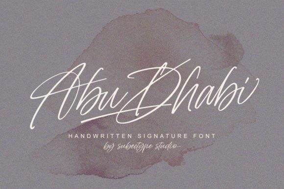 Abu Dhabi Font - Preview 1