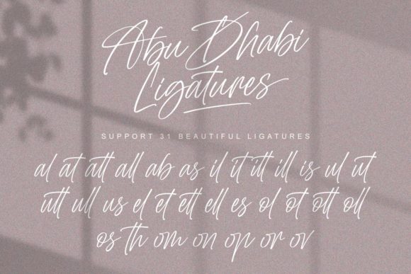 Abu Dhabi Font - Preview 5