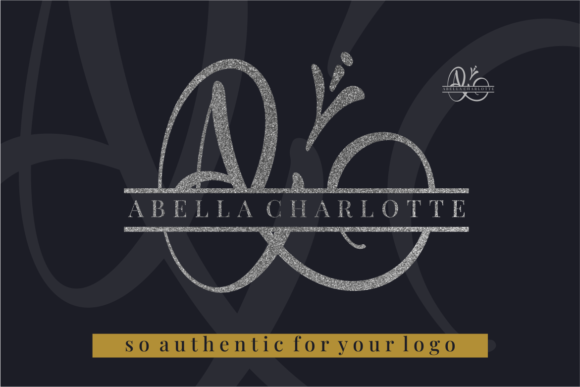 Authentic Monogram Font - Preview 2