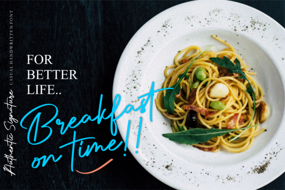 Authentic Signature Font - Preview 1