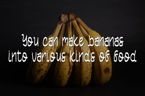 Banana Cheese Font - Preview 1