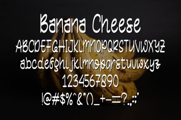 Banana Cheese Font - Preview 3