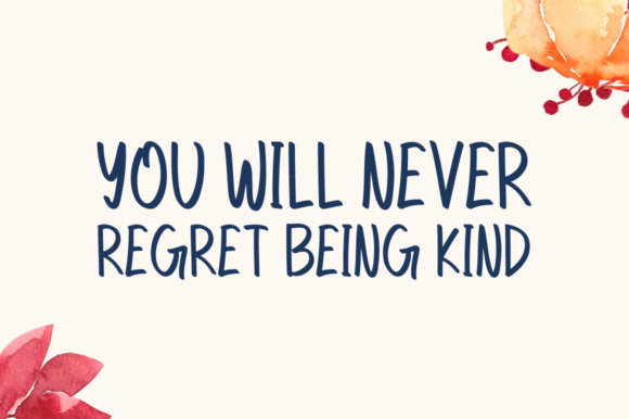 Be Kind Font - Preview 4