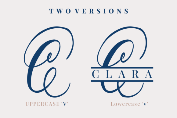 Calligra Monogram Font - Preview 1