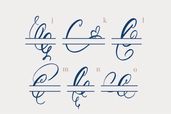 Calligra Monogram Font - Preview 5