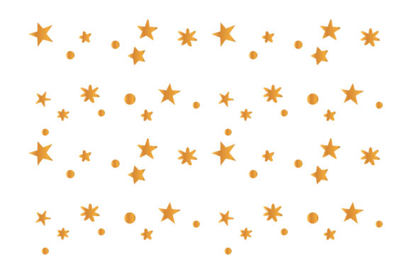 Christmas Gold Stars Asset Vectors