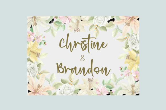 Gerallydine Font - Preview 4
