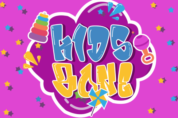Giecella Kids Font - Preview 3