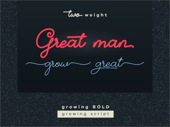 Growing Font - Preview 1