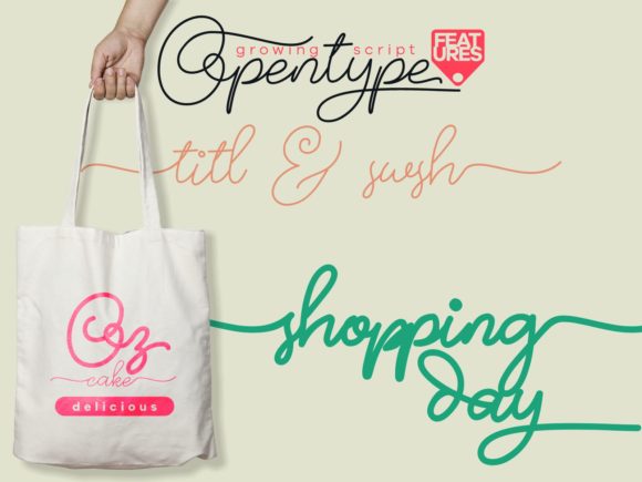 Growing Font - Preview 4