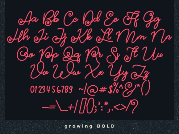 Growing Font - Preview 6