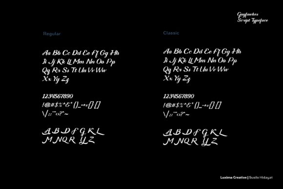Guyfawkes Font PNG with transparent background - Preview 3