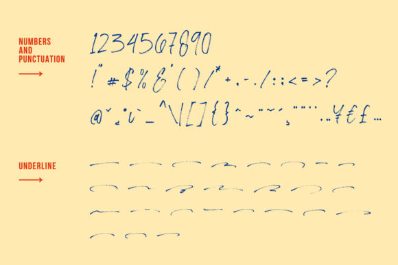 Mastilove Font font preview - 4