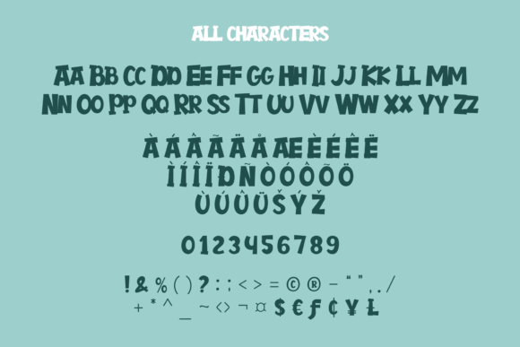 Micky Funky Font PNG with transparent background - Preview 6