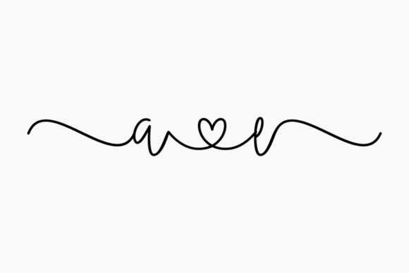 Moonlove Font PNG with transparent background - Preview 1