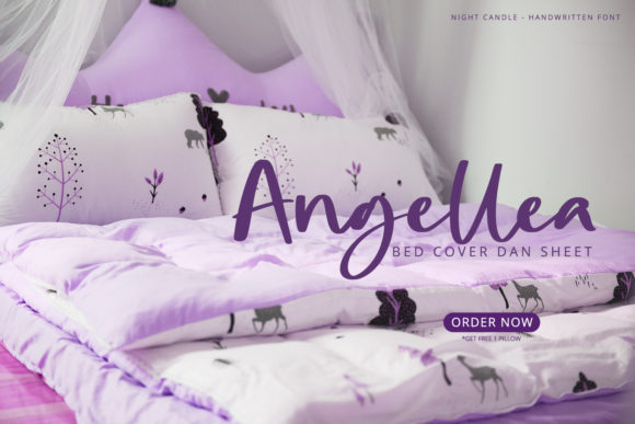Night Candle Font PNG with transparent background - Preview 3