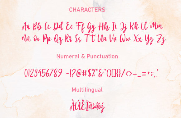 One and Only Font PNG with transparent background - Preview 6