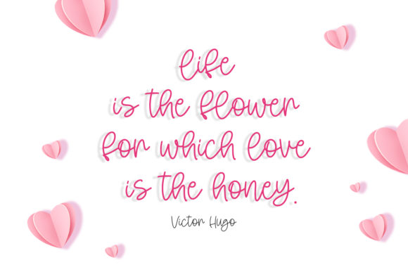 Pink Miracle Font PNG with transparent background - Preview 6