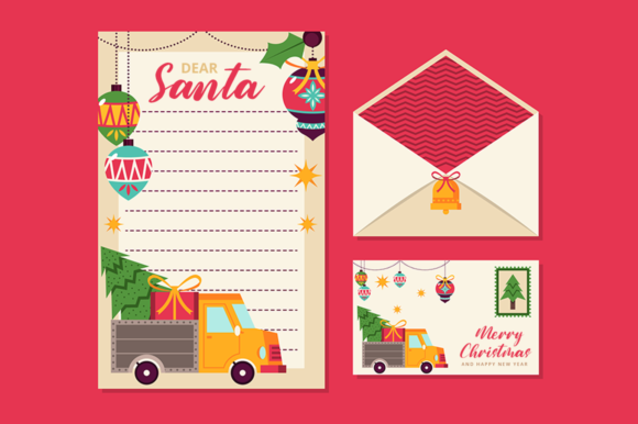 Santa & Christmas Font PNG with transparent background - Preview 2