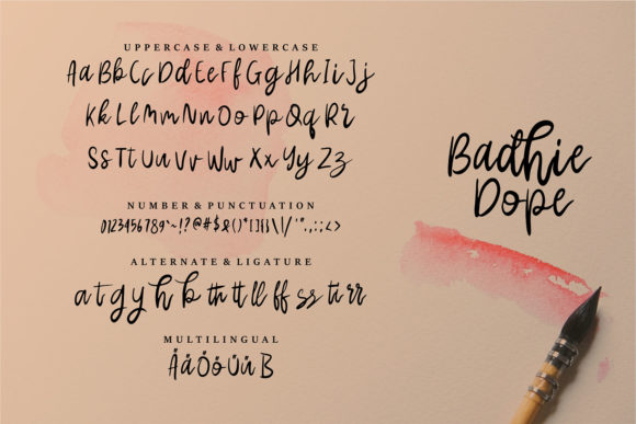 Badhie Dope Font - Preview 5