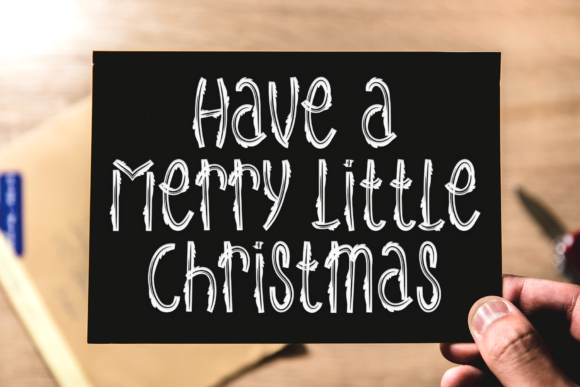 December Christmas Font - Preview 3