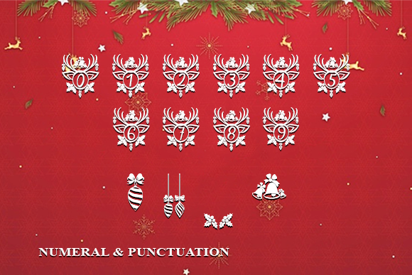 Deer Monogram Font - Preview 5