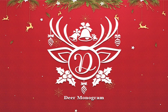 Deer Monogram Font - Preview 6