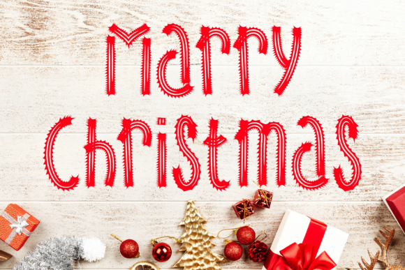Happy December Font - Preview 2