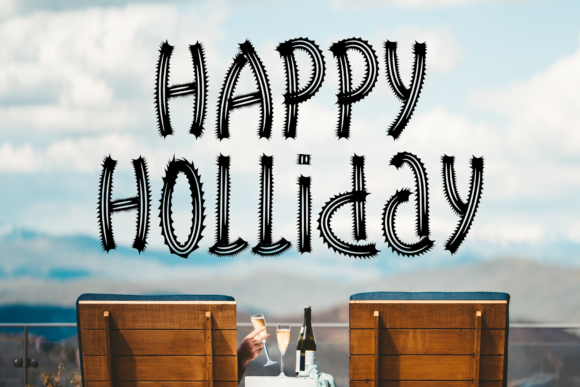 Happy December Font - Preview 4