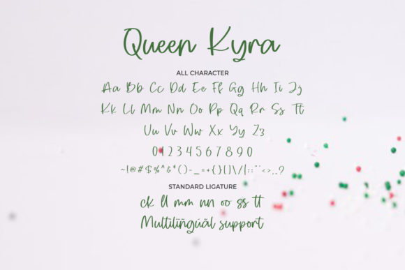 Queen Kyra Font font preview - 1