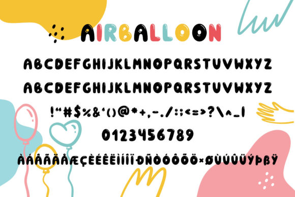 Airballoon Font - Preview 2