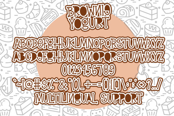 Brownie Yogurt Font - Preview 4