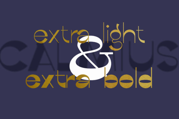 Calmius Font - Preview 1