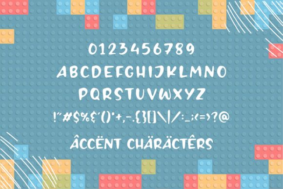 Franky Toys Font PNG with transparent background - Preview 5