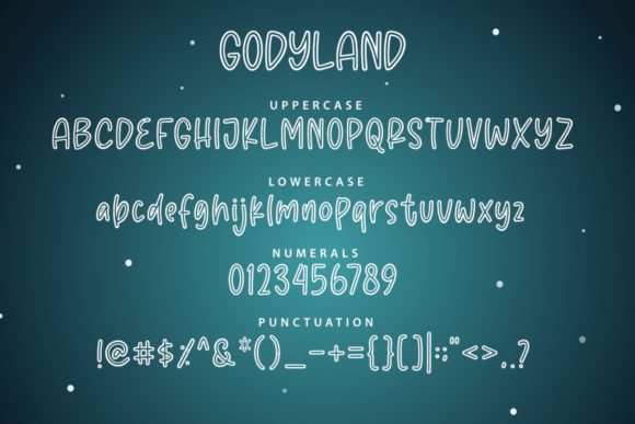 Godyland Font - Preview 2