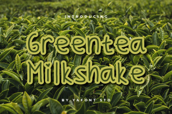 Greentea Milkshake Font - Preview 2